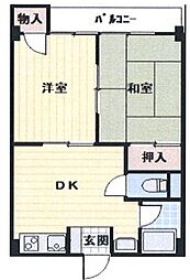 コーポ宝沢 2階