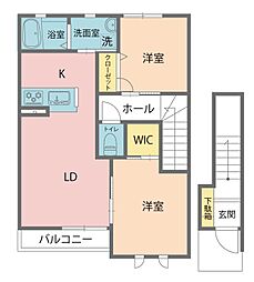 プラウド古田刈 2階