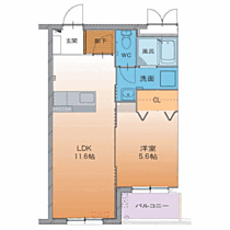 あったかハイツ 402 ｜ 福井県福井市大東2丁目1－17（賃貸マンション1LDK・4階・40.90㎡） その2