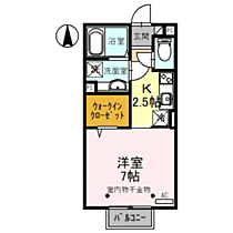 アルモニー木田 202 ｜ 福井県福井市木田1丁目1321番地（賃貸マンション1K・2階・26.72㎡） その2