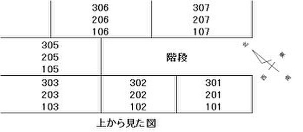 soil 205｜福井県福井市田原2丁目32番6号(賃貸マンション1K・2階・28.28㎡)の写真 その3