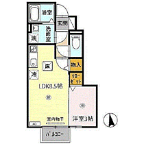 グラディス 102 ｜ 福井県福井市二の宮2丁目17-27（賃貸マンション1LDK・1階・30.73㎡） その2