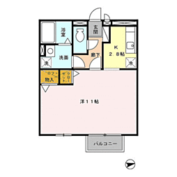 コンフォートヴィレッジ　Ａ 2階/202