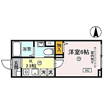 海とyacht 102 ｜ 福井県福井市文京4丁目6-18（賃貸マンション1K・1階・21.90㎡） その2