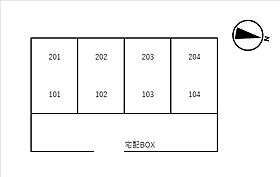 仮称）経田新築アパート 101 ｜ 福井県福井市経田1丁目1404（賃貸アパート1LDK・1階・30.46㎡） その3