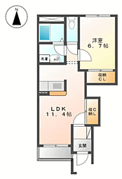 クローバー 1階/101