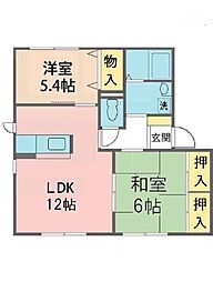 高木一番館Ｆ棟 2階/202