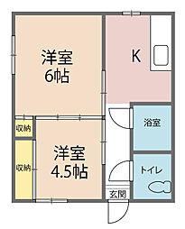 メゾンドルーブル 2階/202