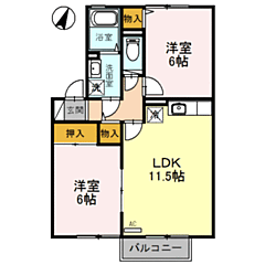 物件の間取り