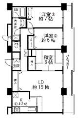 物件の間取り