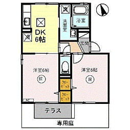 シャンテ中荒井 B 1階