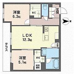 物件の間取り