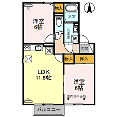 物件の間取り