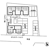 グランモア和田 A102 ｜ 福井県大飯郡高浜町和田117-80（賃貸マンション1LDK・1階・45.06㎡） その4