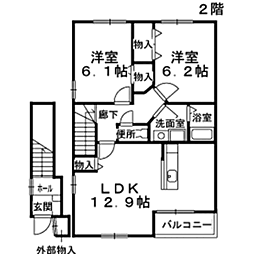 グラート鴨居花II 2階/201