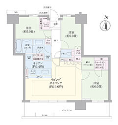 間取図画像 3LDK