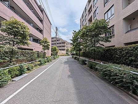 前面道路。