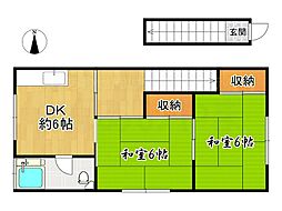 西村コーポ（倉庫使用） 2階/201