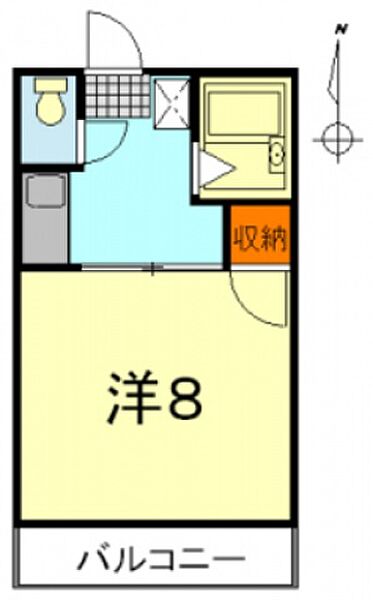 CARP 75 B207号室｜広島県東広島市西条東北町(賃貸アパート1K・2階・23.59㎡)の写真 その2