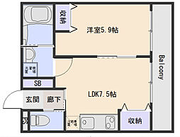 寺家駅 5.8万円