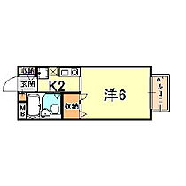 兵庫県神戸市中央区中山手通７丁目（賃貸アパート1K・1階・18.63㎡） その2