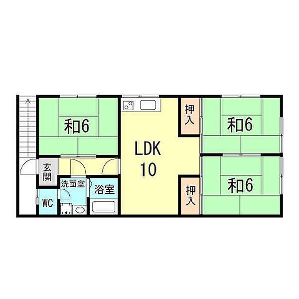 兵庫県神戸市長田区梅ヶ香町１丁目(賃貸アパート3LDK・1階・59.62㎡)の写真 その1