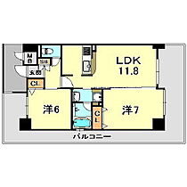 兵庫県神戸市兵庫区西宮内町（賃貸マンション2LDK・2階・53.76㎡） その2