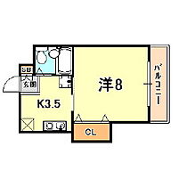 兵庫県神戸市中央区神若通３丁目（賃貸マンション1K・3階・25.21㎡） その2