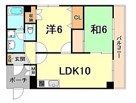 兵庫県神戸市兵庫区入江通３丁目（賃貸マンション2LDK・6階・50.00㎡） その2