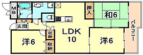 兵庫県神戸市長田区萩乃町３丁目（賃貸マンション3LDK・2階・65.00㎡） その2