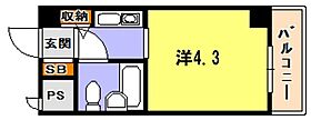 兵庫県神戸市中央区浜辺通３丁目（賃貸マンション1R・3階・13.59㎡） その2