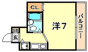 兵庫県神戸市兵庫区荒田町２丁目（賃貸マンション1R・3階・26.00㎡） その2