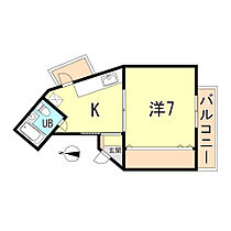 兵庫県神戸市中央区生田町２丁目（賃貸マンション1K・3階・19.94㎡） その2