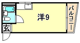 兵庫県神戸市須磨区平田町１丁目（賃貸マンション1R・3階・20.64㎡） その2