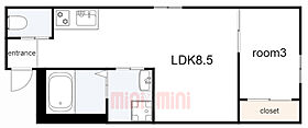 兵庫県神戸市須磨区須磨浦通４丁目（賃貸アパート1LDK・2階・28.22㎡） その2