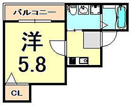 兵庫県神戸市長田区東尻池町１丁目（賃貸アパート1K・2階・18.80㎡） その2