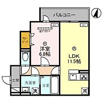 兵庫県神戸市中央区上筒井通７丁目（賃貸アパート1LDK・2階・45.55㎡） その2