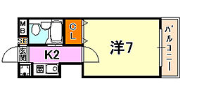 兵庫県神戸市中央区元町通５丁目（賃貸マンション1K・5階・18.36㎡） その2