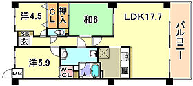 兵庫県神戸市中央区中山手通２丁目（賃貸マンション3LDK・3階・76.23㎡） その2