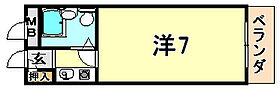 兵庫県神戸市長田区戸崎通３丁目（賃貸マンション1K・2階・18.00㎡） その2