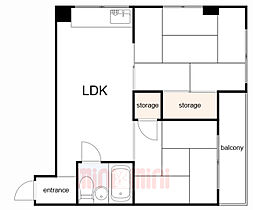 兵庫県神戸市長田区駒ヶ林町１丁目（賃貸マンション2LDK・4階・26.00㎡） その1