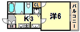 兵庫県神戸市中央区橘通２丁目（賃貸マンション1K・10階・19.24㎡） その2