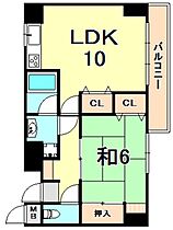 兵庫県神戸市中央区北長狭通８丁目（賃貸マンション1LDK・2階・41.77㎡） その2