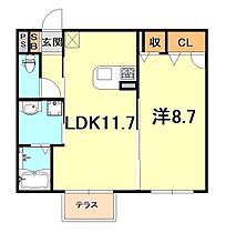 兵庫県神戸市兵庫区荒田町１丁目（賃貸マンション1LDK・1階・48.00㎡） その2