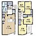 間取り：1号棟　間取り図