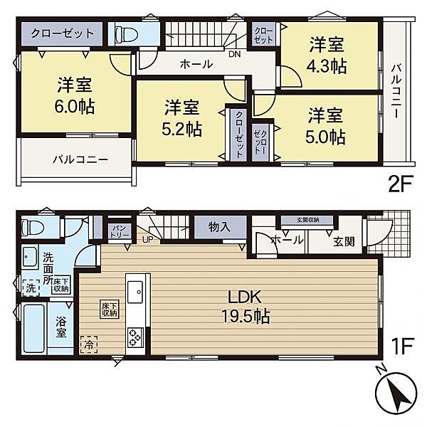 間取りを拡大表示