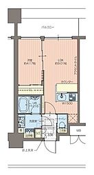 プレジオ緑地公園 1LDKの間取図画像