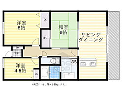 間取図画像 3LDK