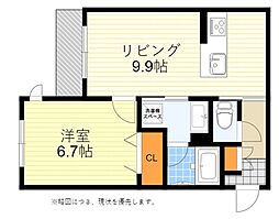 シャーメゾンプリメーラ 1LDKの間取図画像