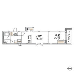 物件の間取り